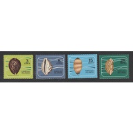 TOKELAU Scott # 41 - 44 MNH, F-VF Sea Shells