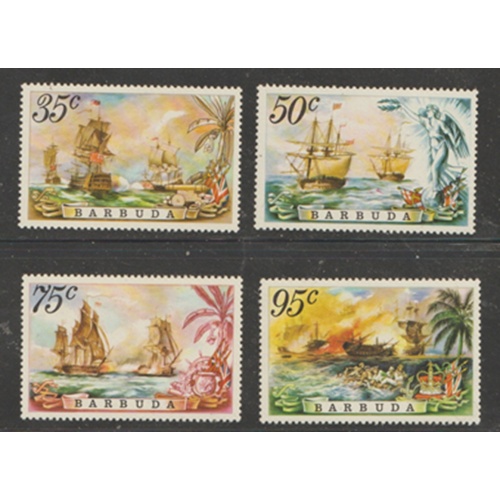 Barbuda Scott # 209 - 212 Ships MNH F-VF
