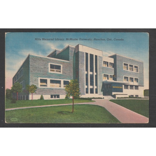 Hamilton Ontario Mills Memorial Library McMaster University Publisher Royal Specialty Sales Unused