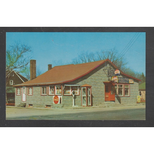 Postcard CALLANDER ONTARIO Souvenir Shop by Madame Legros aunt of Dionne Quintuplets