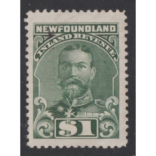 NEWFOUNDLAND Revenue Issue Stamp - Van Dam #NFR25 - used fine - very fine