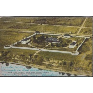 Valentine Edy Colour PC Lower Fort Garry, Manitoba From the Air used 1936