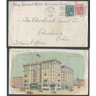 Canada-cover #6070-2c+1c-advert-York Cnty-Toronto,Ont-King Edward Hotel -