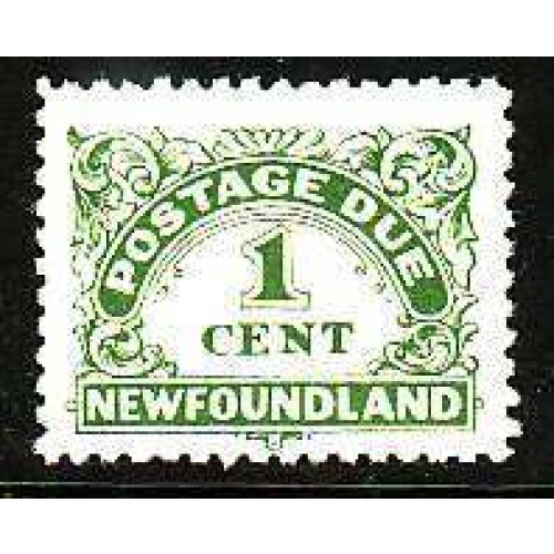 Newfoundland-Sc#J1- id17-unused NH 1c Postage Due-1939-