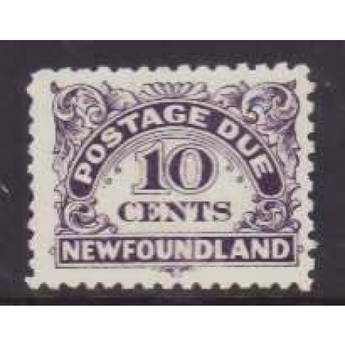 Newfoundland-Sc#J6- id40-unused NH 10c Postage Due-1939-