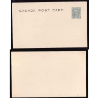 Canada-cover #12736-P57a unused 1c green type 1-KGV CBN Front Face issue-