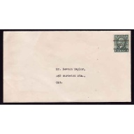 Canada-cover #12878-1c KGV precancel #4590-pays domestic printed matter