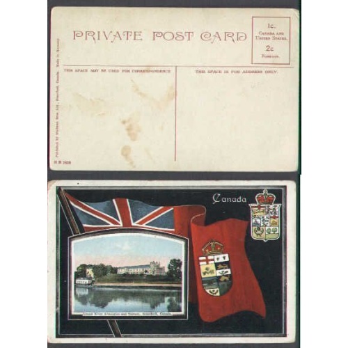Canada-cover #5435-unused patriotic p/c-The Grand River Armouries,Brantford