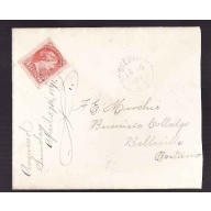 Canada-cover #10214-3c Small Queen-St. Stephen,NB single broken circle - Ap 18