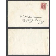 Canada-cover #5067-3c-Sudbury District-Willisville,Ont- ? 193?