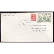 Canada-cover #13519-10c Special Delivery #E11-FDC-London,Ont-Sp 16 1946