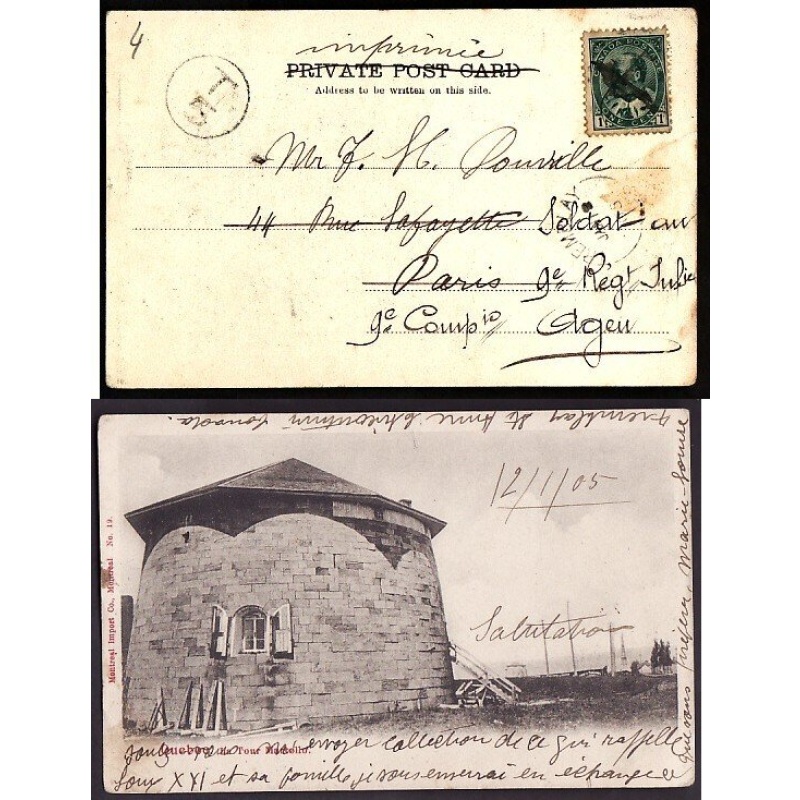 Canada-cover #10181-1c Edward-p/c-France-Tremblay,Que-[printed matter but