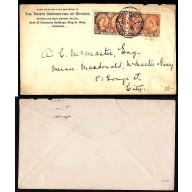 Canada-cover #12006-1c(2) Jubilees [some oxidation]-Toronto,On orb-Jul 31 1897