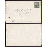 Canada-#9466-2c KGV scroll to Samoa-Blackie, Alberta-Fe 10 1930-2c franking p