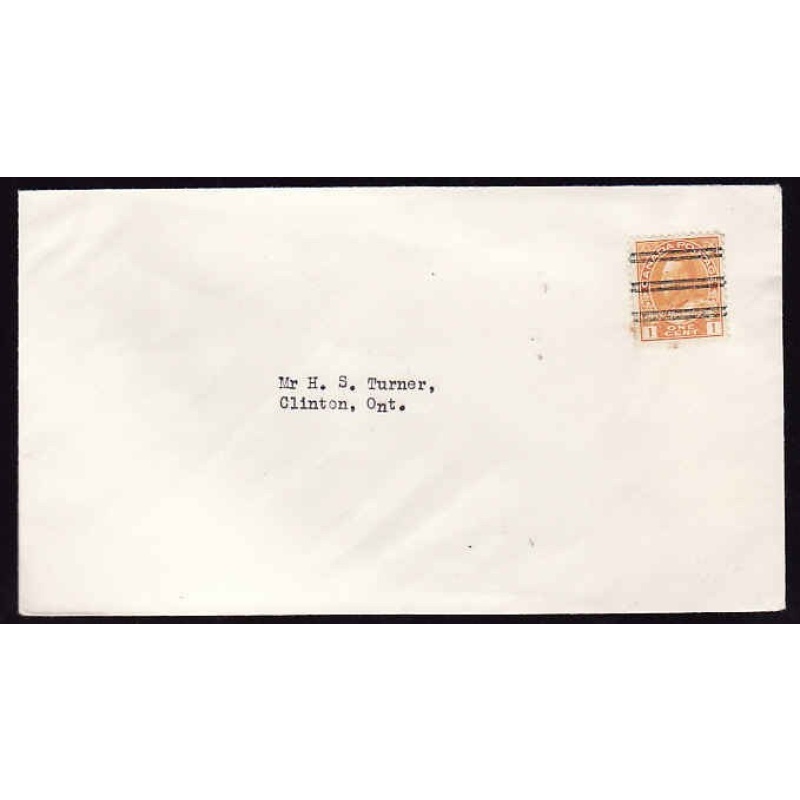 Canada-cover #12875-1c Admiral precancel-domestic printed matter rate -