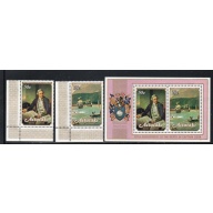 Aitutaki Sc 171-172, 172a 1979 Death of Capt Cook stamp set & sheet mint NH