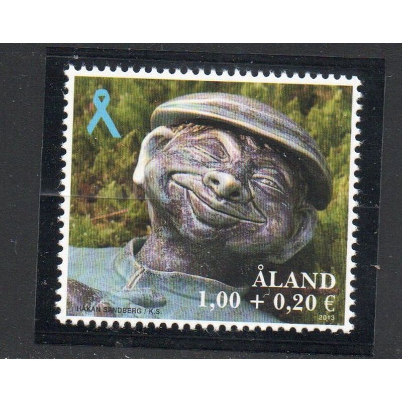 Aland Finland Sc B2 2013 Gnome, Cancer Society, mint NH