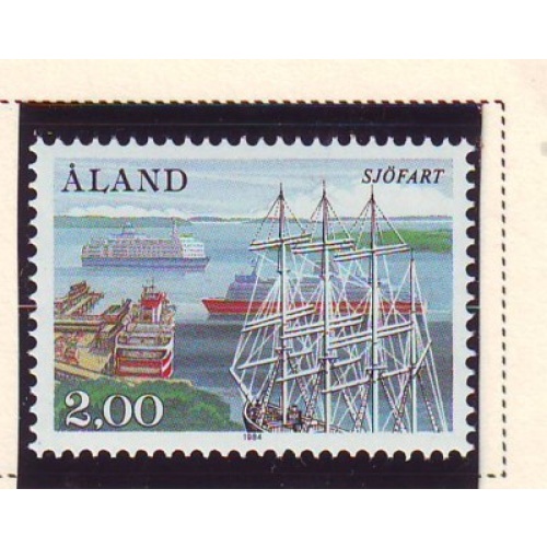 Aland Sc 23 198 Ships stamp mint NH