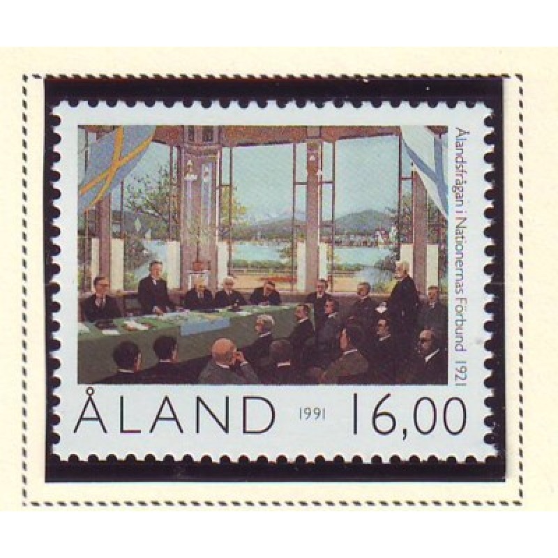 Aland Sc 59 1991 70th Anniversary Autonomy stamp mint NH