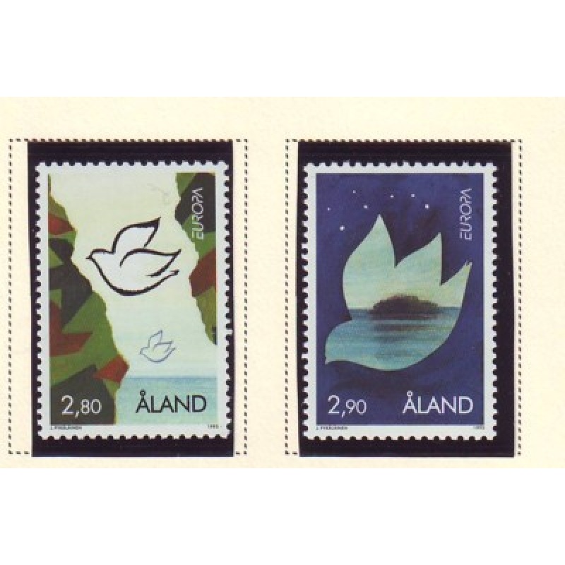 Aland Finland Sc 114-115 1995 Europa stamp set mint NH