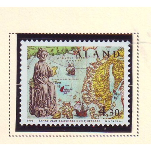 Aland Finland Sc 119 1995 St Olaf stamp mint NH