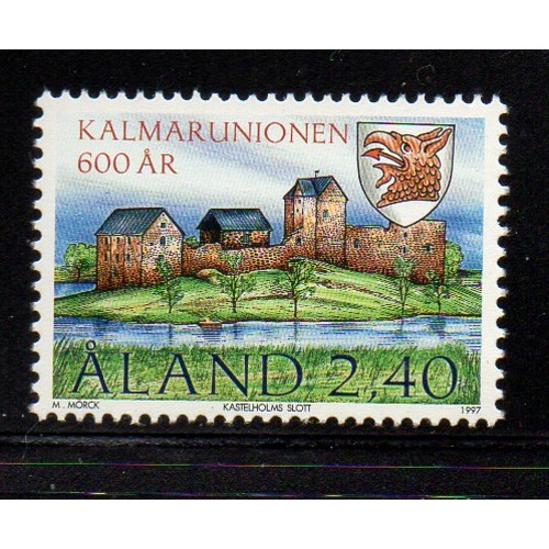 Aland Finland Sc 136 1997 600th Anniversary Kalmar Union stamp  mint NH