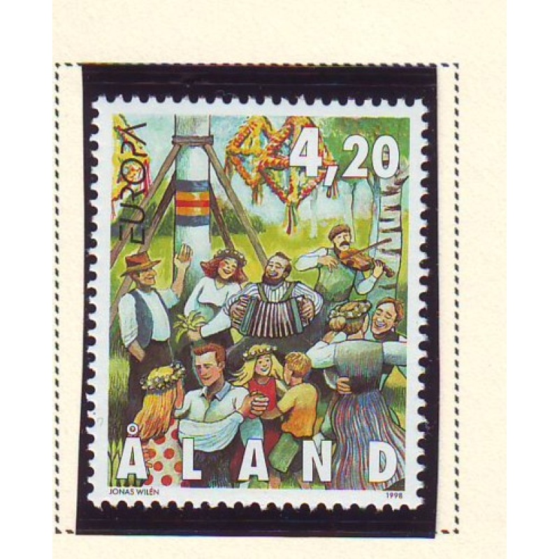 Aland Finland Sc 144 1998 Midsummer Celebration stamp mint NH