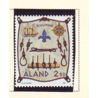 Aland Finland Sc 148 1998 Scouting stamp mint NH
