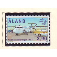 Aland Finland Sc 159 1999 Airplane UPU Anniversary stamp mint NH