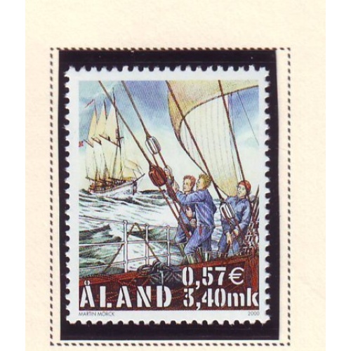 Aland Finland Sc 168 2000 Cutty Sark Tall Ship Races stamp mint NH