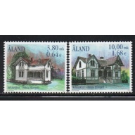 Aland Finland Sc 170-71 2000 Hongell, Architect, stamp set mint NH