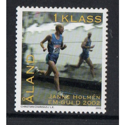 Aland Finland Sc 209 2002 Holmen Marathon Winner stamp mint NH