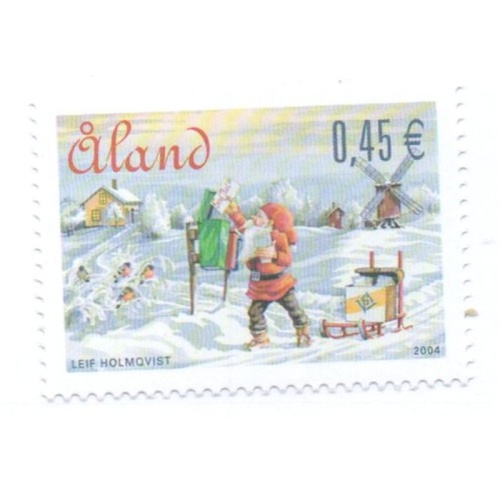 Aland Finland Sc 229 2004 Christmas stamp mint NH
