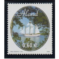 Aland Finland Sc 238 2005 Schooner Linden stamp mint NH