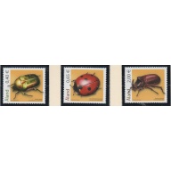 Aland Finland Sc 242-244 2006 Beatles stamp set mint NH