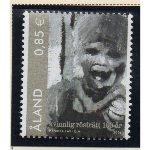 Aland Finland Sc 245 2006 Woman Suffrage stamp mint NH