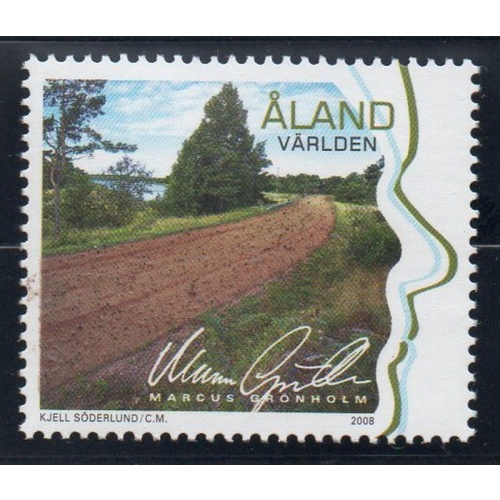 Aland Finland Sc 278 2008 Gravel Road stamp mint NH