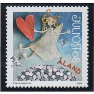 Aland Finland Sc 280 2008 Christmas stamp mint NH