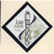 Aland Finland Sc 282 2009 Boundary Post stamp mint NH
