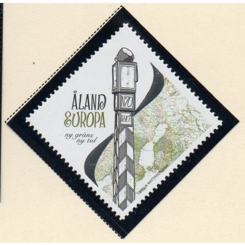 Aland Finland Sc 282 2009 Boundary Post stamp mint NH