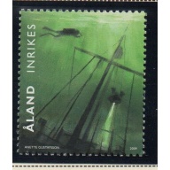 Aland Finland Sc 286 2009 Divers at Plus Shipwreck stamp mint NH