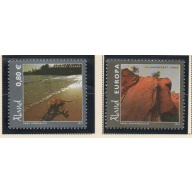 Aland Finland Sc 308-309 2010 Shoreline & Cliffs stamp set mint NH