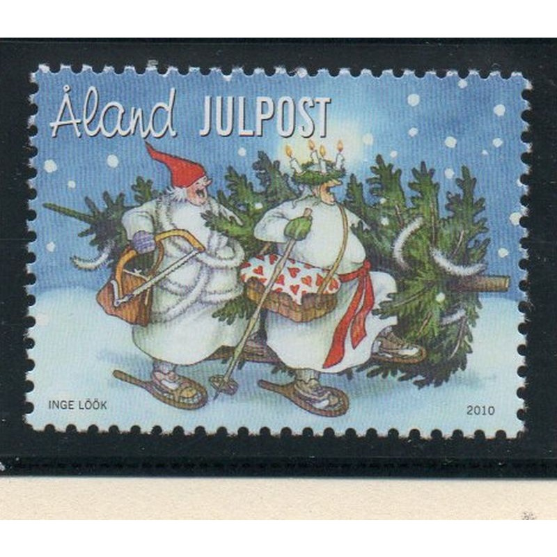 Aland Finland Sc 310 2010 Christmas stamp mint NH
