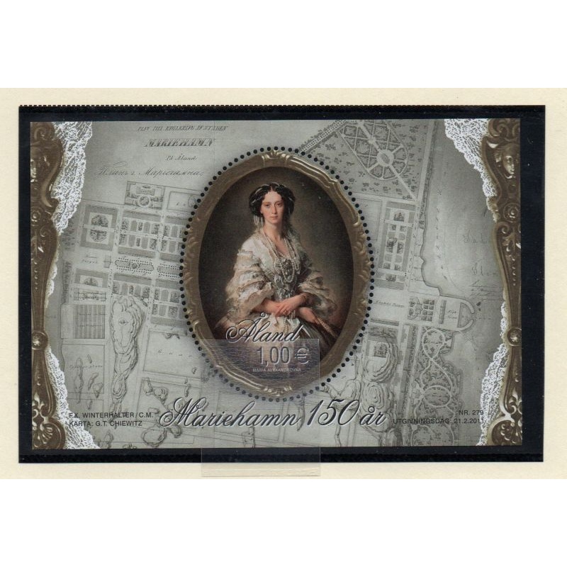 Aland Finland Sc 313 2011 Princess Maria stamp sheet mint NH