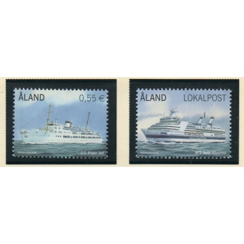 Aland Finland Sc 325-326 2012 Ferry Boats mint NH