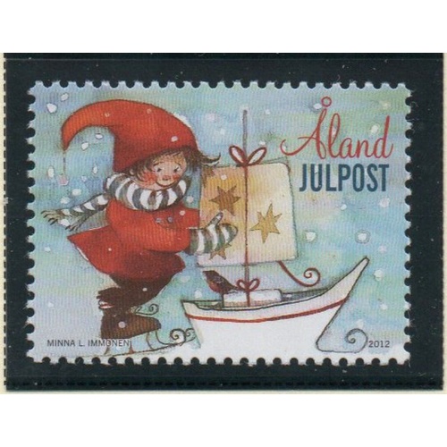 Aland Finland Sc 337 2012 Christmas stamp mint NH
