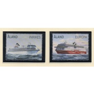 Aland Finland Sc 351-352 2014 Ships stamp set mint NH