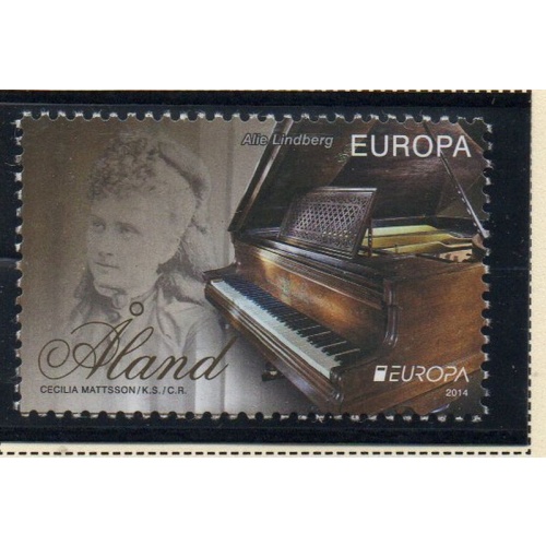 Aland Finland Sc 355 2014 Europa, Grand Piano, stamp  mint NH