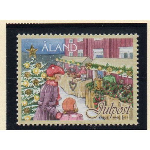 Aland Finland Sc 361 2014 Christmas stamp mint NH