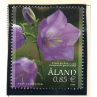 Aland Finland Sc 365  2015 Flower stamp mint NH